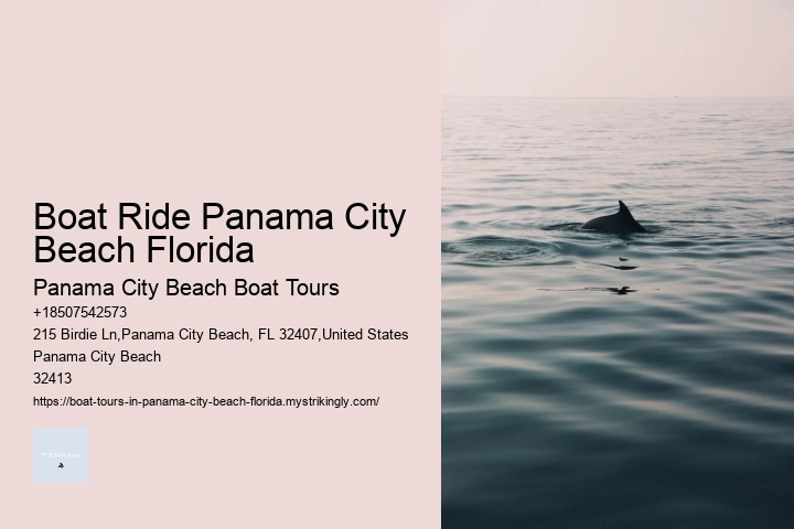 Boat Ride Panama City Beach Florida Panama City Beach Boat Tours Boat Ride Panama City Beach Florida