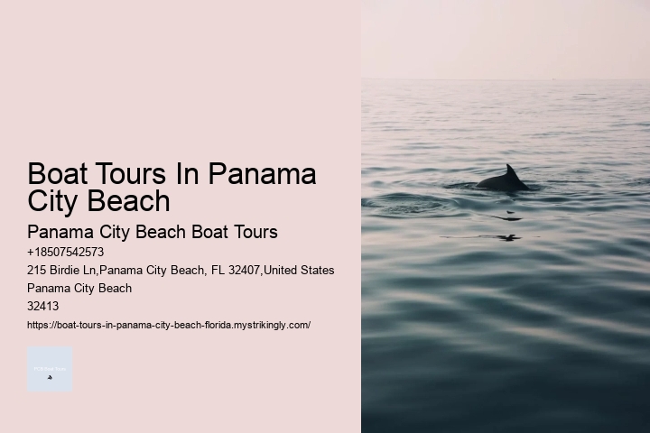 Boat Tours In Panama City Beach Panama City Beach Boat Tours Boat Tours In Panama City Beach