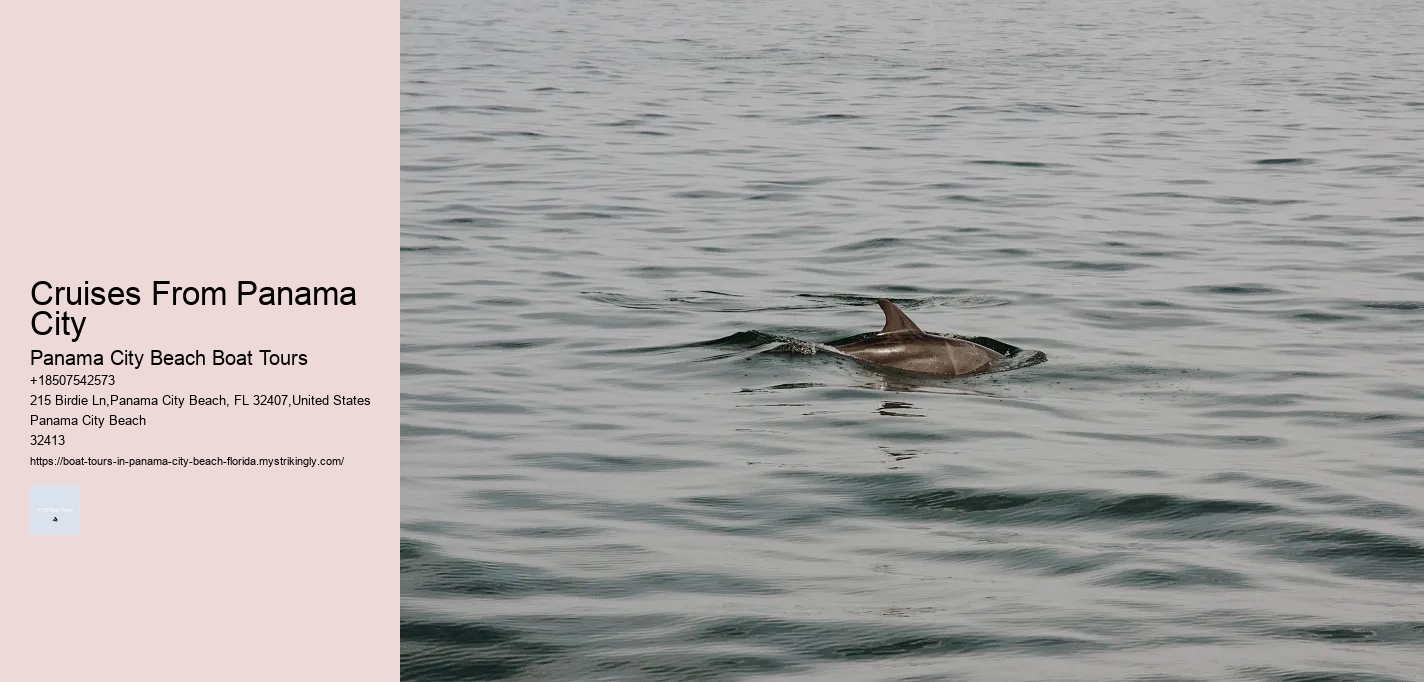 Cruises From Panama City Panama City Beach Boat Tours Cruises From Panama City