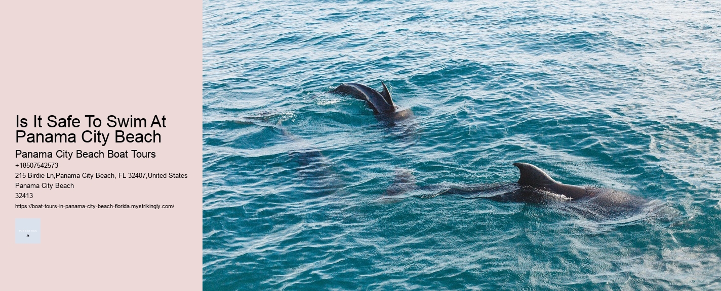 Is It Safe To Swim At Panama City Beach Panama City Beach Boat Tours Is It Safe To Swim At Panama City Beach