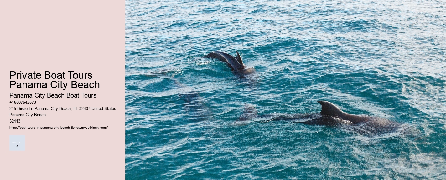 Private Boat Tours Panama City Beach Panama City Beach Boat Tours Private Boat Tours Panama City Beach